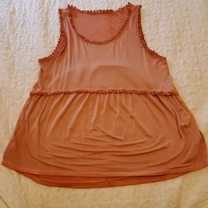 Peach boho top